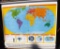 RAND McNally PULL DOWN MAP 3 MAPS IN ONE LIKE NEW CONDITION