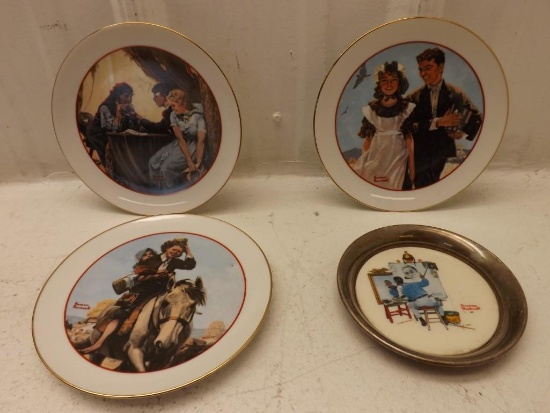 Norman Rockwell plate collection