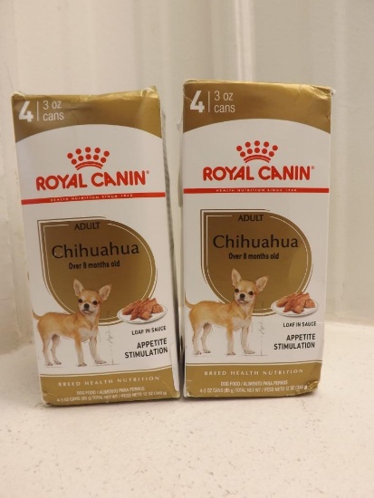 TWO BOX LOT ROYAL CANIN CHIHUAHUA APITITE STIMULATION