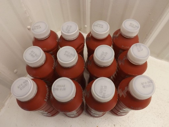 OPEN CASE OF HOIST STRAWBERRY LEMONADE 12 BOTTLES