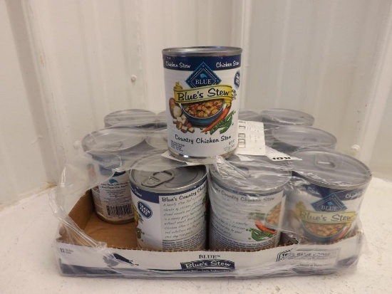 CASE LOT BLUE BUFFALO DOG FOOD BLUES STEW