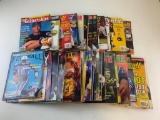 Lot of 47 Beckett Monthly Sport Cards Magazines with Classic Covers