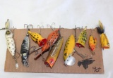 Lot Of 9 Vintage Lures