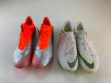 Lot of 2 Pairs of Soccer Cleats Size 9 Nike and Puma