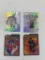 2000 Topps Gold Label Basketball Lot of 4 Gallery Of Heroes and Great Expectations Insert Cards