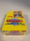 1990 Score Baseball cards Wax Box 36 Unopened Packs sealed box