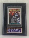 Shaquille O'Neal Wall Plaque With Basketball Trading Card