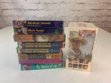 Lot of 9 SEALED NEW VHS Tapes- Lonesome Dove, Animated Stories Book Of Mormon and others RARE