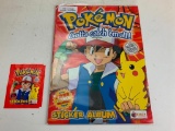 1999 Pokemon Sicker Book and Sealed Pack of Stickers