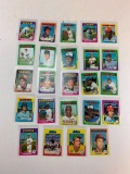 1975 Topps Mini Baseball Cards Lot of 24