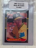 MARK MCGWIRE 1987 Donruss Baseball ROOKIE Card