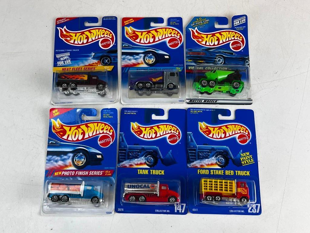 Lot of 6 Hot Wheels FLEET TRUCKS New in the Proxibid