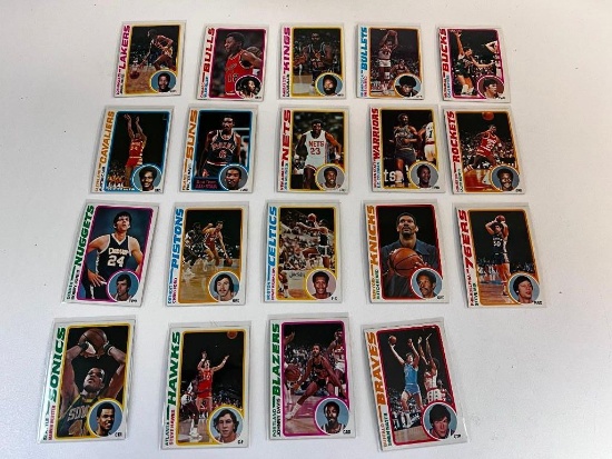 1978 Topps Basketball Cards Lot of 19 From a Set Break Cards 3-23