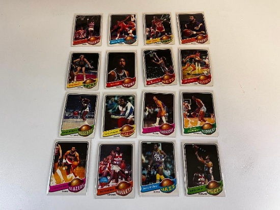 1979 Topps Basketball Cards Lot of 16 From a Set Break Cards 116-132