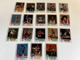 1973 Topps Basketball Cards Lot of 18 From a Set Break Cards 86-106