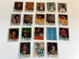 1973 Topps Basketball Cards Lot of 18 From a Set Break Cards 107-125