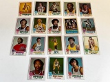 1973 Topps Basketball Cards Lot of 18 From a Set Break Cards 171-189