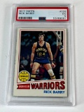 RICK BARRY Hall Of Fame 1977 Topps Basketball Card Graded PSA 5 EX