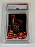 GEORGE GERVIN Hall Of Fame 1979 Topps Basketball Card Graded PSA 7 NM