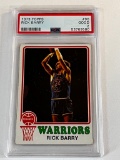 RICK BARRY Hall Of Fame 1973 Topps Basketball Card Graded PSA 2 GOOD
