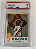 BOB MCADOO Hall Of Fame 1973 Topps Basketball ROOKIE Card Graded PSA 7 NM