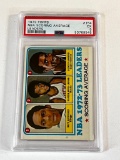 NBA SCORING AVERAGE Kareem Abdul Jabbar 1973 Topps Basketball Card Graded PSA 5 EX