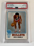 WES UNSELD Hall Of Fame 1973 Topps Basketball Card Graded PSA 4 VG-EX
