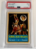 DAN ISSEL Hall Of Fame 1973 Topps Basketball Card Graded PSA 5 EX
