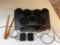 YAMAHA DD-50 Compact Electronic Drum Pad with power supply, Drum Sticks And Pedals