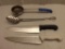 CHEFS KNIVES WITH EXTRAS COMMERCIAL GRADE