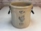 Vintage Crock Western Stoneware Company 5 Gallon Monmouth, IL Maple Leaf Pottery