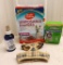 SMALL DOG ITEMS , DIAPERS ,COLONE ,HARNESS , WASH MACHINE CLEANER