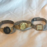 Lot of 3 Misc. Silver-Toned and Gold-Toned Watches (HELBROS, NELSONIC, CVP LIFETIME MAINSPRING)