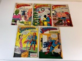 1960's 12 cents DC SUPERMAN Lot of 5 Comic Books