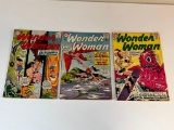1960's 12 cents Lot of 3 DC WONDER WOMAN Comic Books
