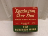 VINTAGE REMINGTON Shur Shot 12 GAUGE SHOT GUN SHELLS