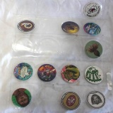 118 Vintage Pogs All In Protective Sheets