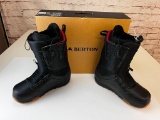 Burton Ruler Speedzone Men's Snowboard Boots Black Size 10 NEW with box