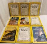 COLLECTION OF 9 NATIONAL GEOGRAPHIC MAGAZINES THE OLDEST IS 1947