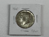 1966 Kennedy Half Dollar 40% Silver