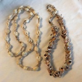 Lot of 2 Misc. Shell Necklaces