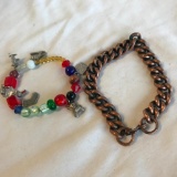 Lot of 2 Misc. Costume Bracelets