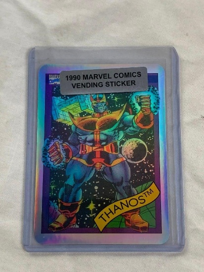 1990 Marvel THANOS Vending Sticker