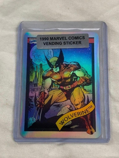 1990 Marvel WOLVERINE Vending Sticker