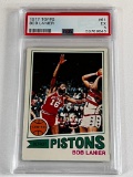 BOB LANIER Hall Of Fame 1977 Topps Basketball Card Graded PSA 5 EX