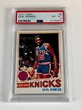 EARL MONROE Hall Of Fame 1977 Topps Basketball Card Graded PSA 8 NM-MT
