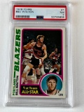 BILL WALTON Hall Of Fame 1978 Topps Basketball Card Graded PSA 7 NM