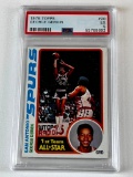 GEORGE GERVIN Hall of Fame 1978 Topps Basketball Card Graded PSA 5 EX