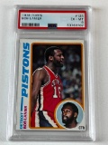 KAREEM ABDUL JABBAR Hall of Fame 1978 Topps Basketball Card Graded PSA 6 EX-MT