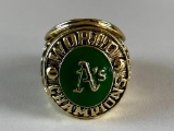 ROLLIE FINGERS Oakland A's 1972 1973 1974 World Champions Replica Ring Size 10.5 NEW